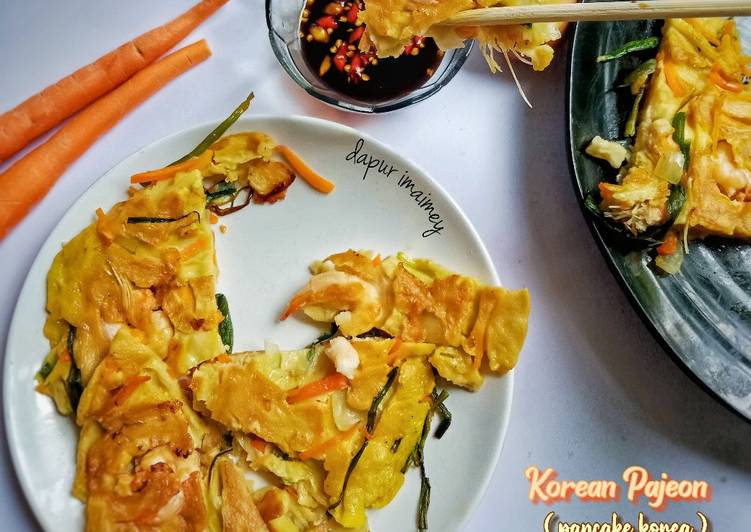 Cara Gampang Membuat Korean Pajeon (pancake korea) yang Enak Banget