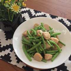 รูปของ Buncis Cah Bakso Ikan Simple