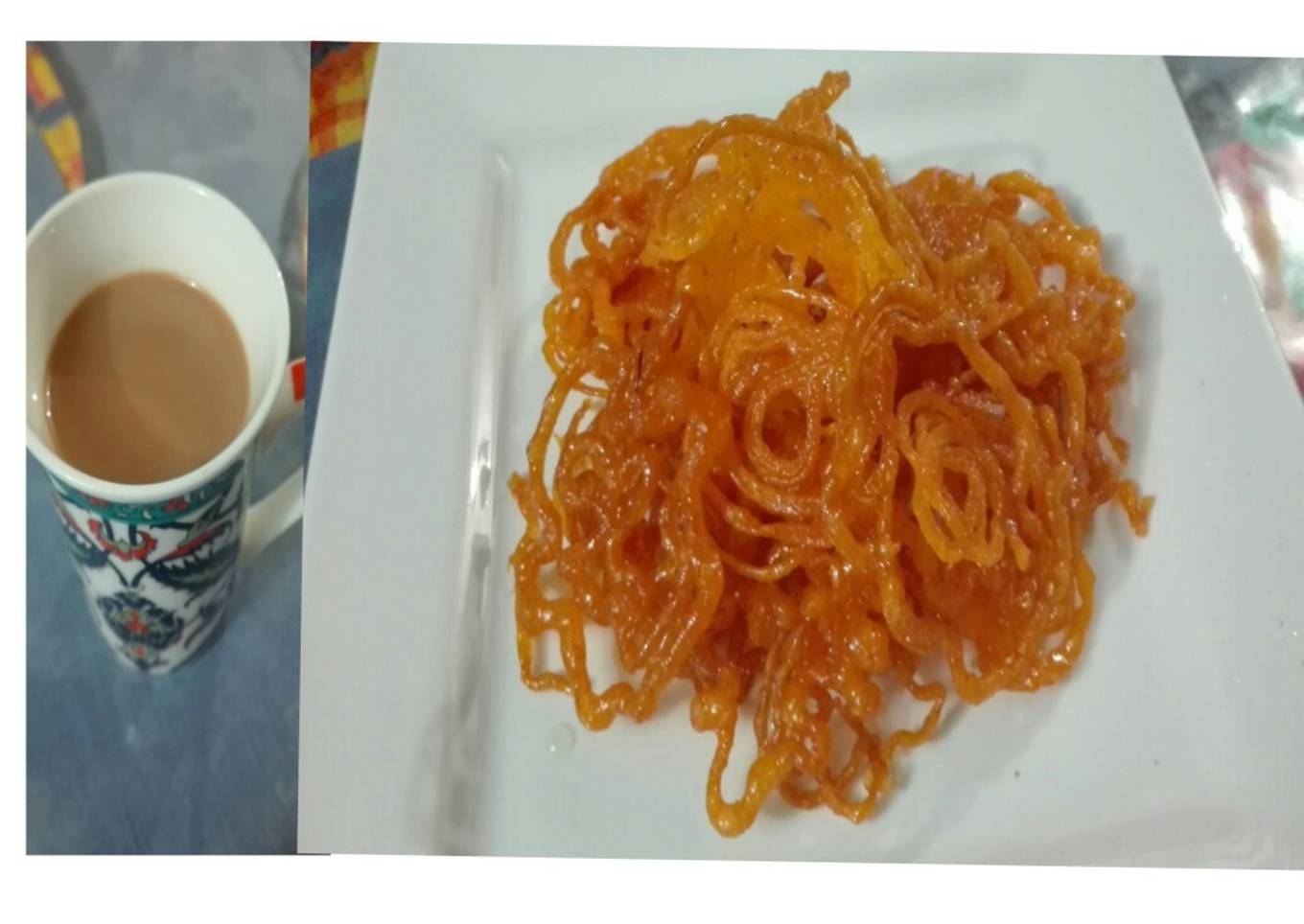 Crispiest Jalebi with Tea