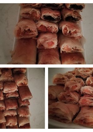 O poză a rețetei Foetaj cu dovleac și gem.