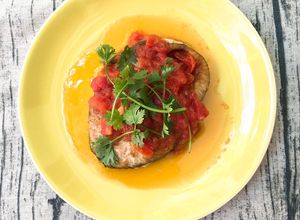 Hình của món Cá Thu Chiên Sốt Cà Chua.