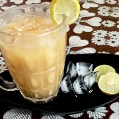 A picture of Sattu lemonade.
