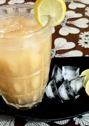 A picture of Sattu lemonade.
