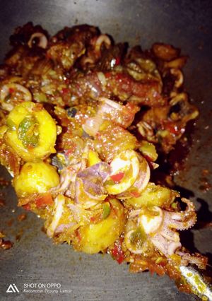 Foto resep Sambal Cumi + Jengkol