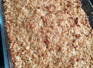 Foto de Crumble de Maçã e Aveia