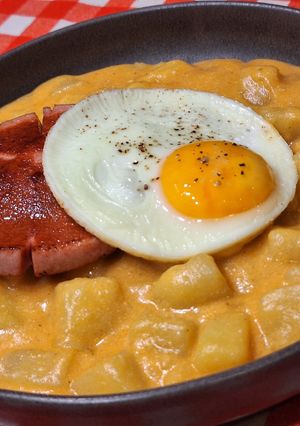 "Roppanós" krumpli főzelék recept fotója