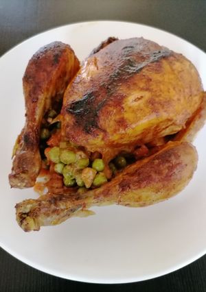 صورة لوصفة دجاج بالقصدير