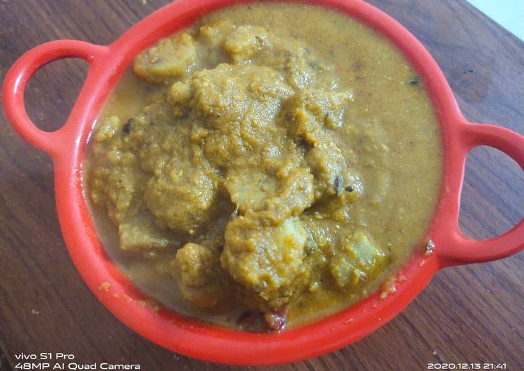 Recipe of Perfect Spicy banana curry