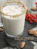 Lassi poire-amandine