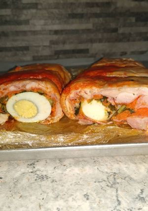 Una foto de Arrollado de pollo
