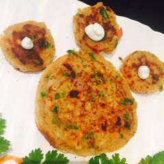 A picture of Oats rava toastie.