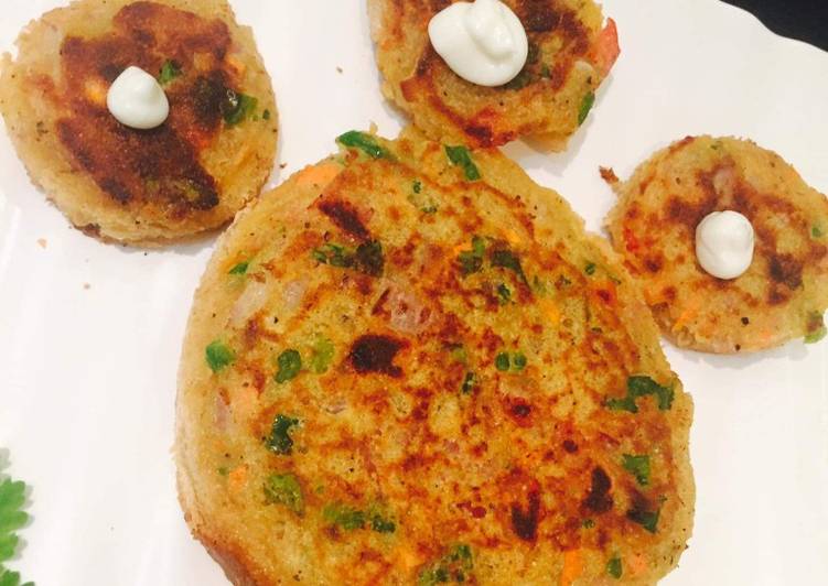 Steps to Make Perfect Oats rava toastie