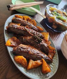 cá biển kho xì dầu