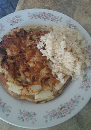 Una foto de Tortilla de papa saludable 🌿🍴