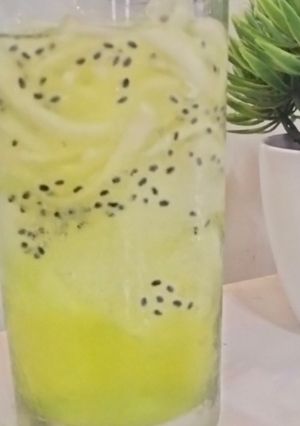 Foto resep Es Kuwut Melon Segar