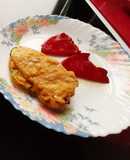 Cinta de lomo rellena de calabacín y queso de cabra