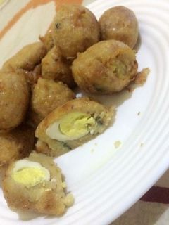 Foto resep Perkedel isi Telur Puyuh
