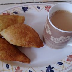 A picture of Cardamon spiced mandazi.