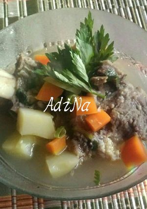 Foto resep Sop iga daging no msg