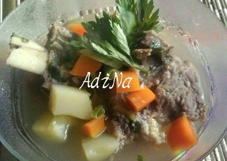 Sop iga daging no msg