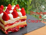 Strawberry & Cream Cake