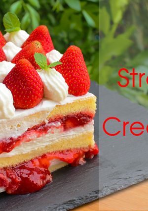 A picture of Strawberry & Cream Cake.
