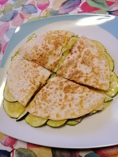 Una foto de Quesadillas de calabacín