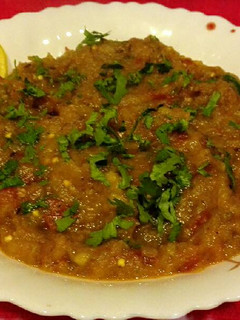 A picture of Baingan Bharta.