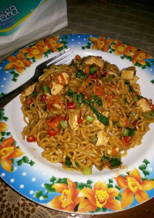 Foto resep Mie goreng tahu