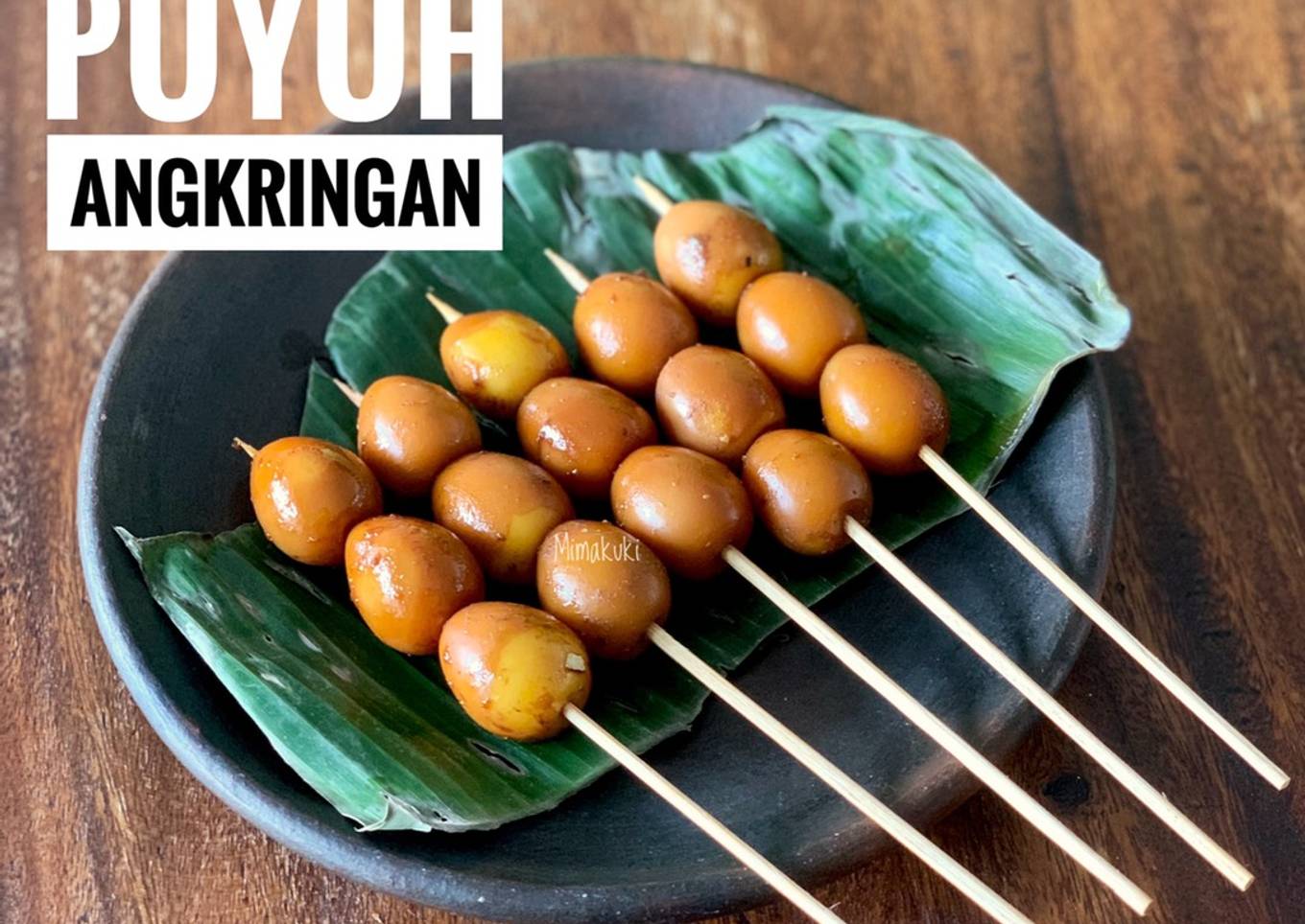 Sate telur puyuh angkringan