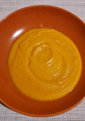 Une photo de Soupe carottes/butternut au Philadelphia au Cookeo