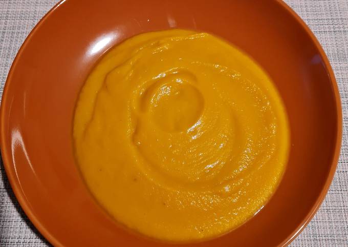 Recette de Fait Maison Soupe carottes/butternut au Philadelphia au Cookeo