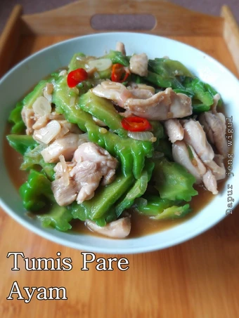 Langkah Gampang Membikin Resep 167.Tumis Pare Ayam fillet yang Enak Banget Anti Ribet, Mantap