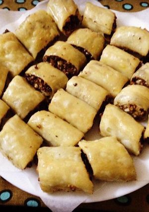 صورة لوصفة بقلاوه بعجينة البيت