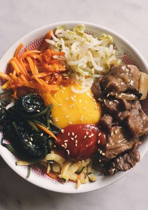 Foto resep Bibimbap