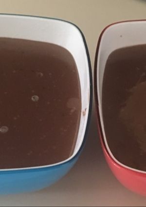 Una foto de Crema de chocolate