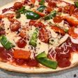 Pizza wrap poivrons jambon