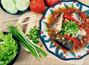Hình của món Cá saba kho cà.