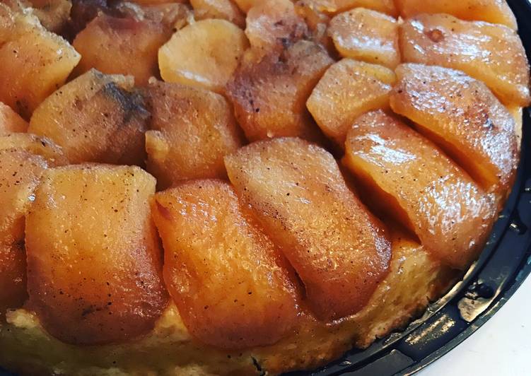 Comment Cuisiner Tarte Tatin aux pommes et à la vanille