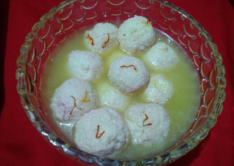 Kesar kevra Rasgulla