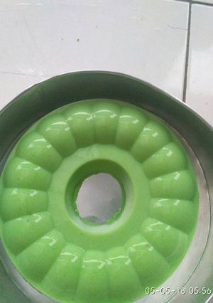 Foto resep Puding pandan