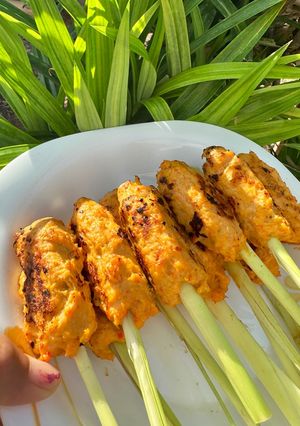 Foto resep Sate Lilit Ayam Gurih Beraroma
