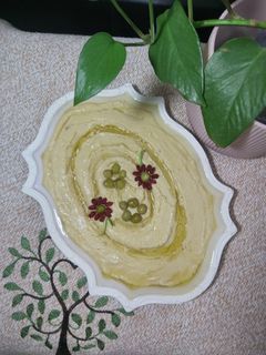 عکسی از دستور حموص نخود و نخودفرنگی