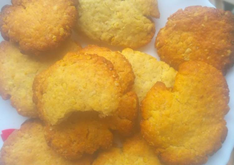 Easiest Way to Prepare Quick Homemade Eggless oatmeal cookies