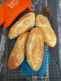 Roti Smoked Beef Keju Metode Poolish