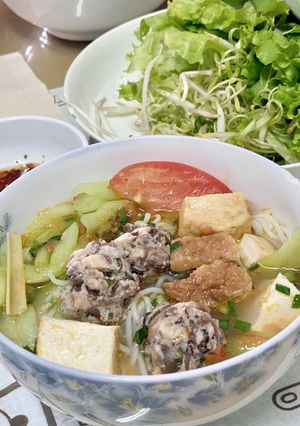 Hình của món Bún bung.