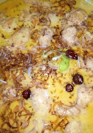 A picture of Pakora karhi..