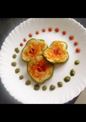 कैप्सिकम सेमोलिना रिंग (capsicum semolina ring recipe in Hindi) रेसिपी मुख्य फोटो