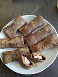 Dadar Gulung Pisang Cokelat Tepung Mocaf