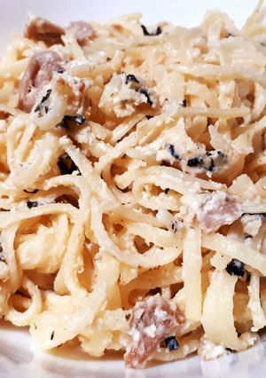 Foto resep Spageti Fetucini Nori